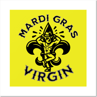 Mardi Gras Virgin Black Posters and Art